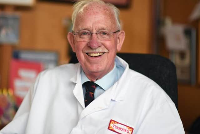 Sir Boyd Tunnock, owner of confectioner Tunnock's. Picture: John Devlin