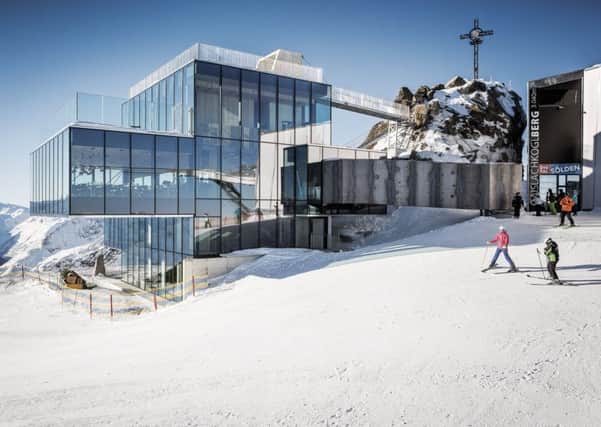The ice Q restaurant perched at the peak of Gaislachkogl was the set for the Hoffler Klinik in Spectre and is next to 007 Elements, a musuem celebrating James Bond.