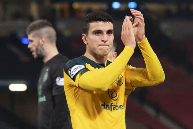 Mohamed Elyounoussi is enjoying game time with Celtic after his frustrating spell at Southampton. Picture: SNS.