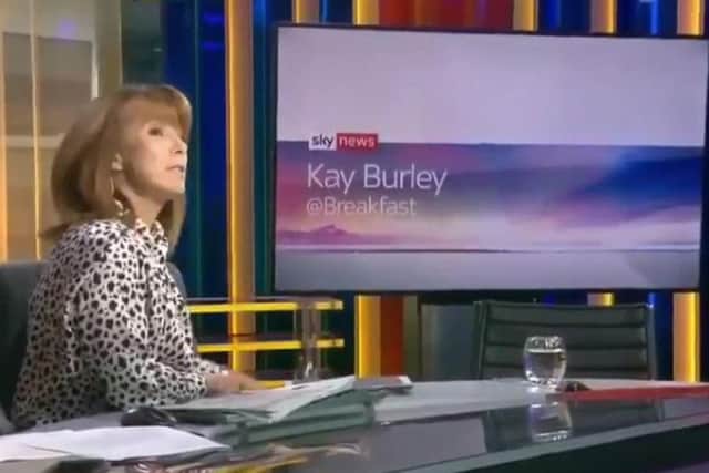 Sky News presenter Kay Burley. Picture: Sky News