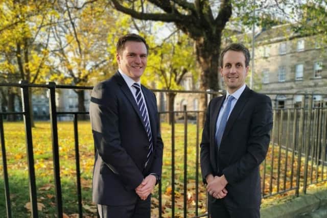 Foresight Group's Graeme McKinstry (left) and Dan Halliday will be based in the new Edinburgh office. Picture: Contributed