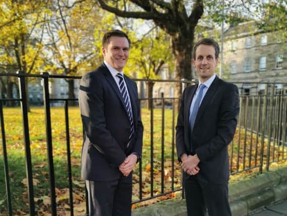 Foresight Group's Graeme McKinstry (left) and Dan Halliday will be based in the new Edinburgh office. Picture: Contributed