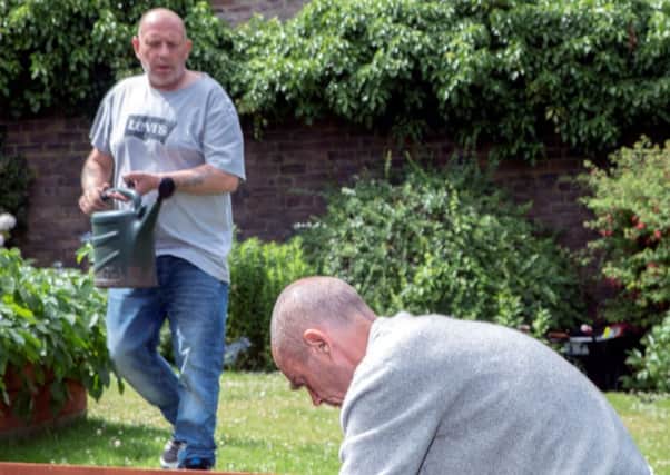 Former combatants have been helped to find gardening jobs