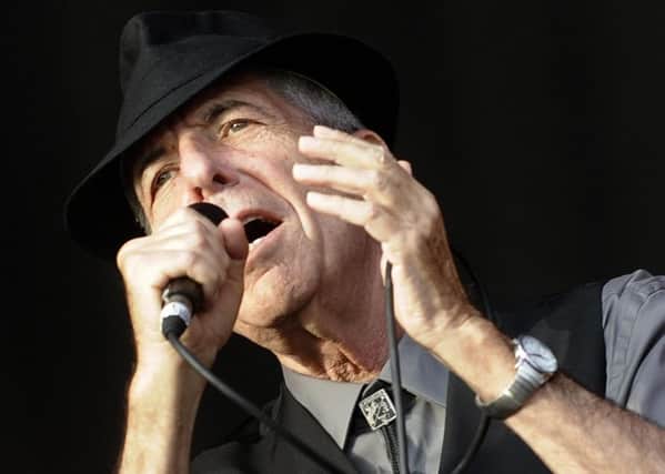 Leonard Cohen PIC: Diego Tuson/AFP/Getty Images
