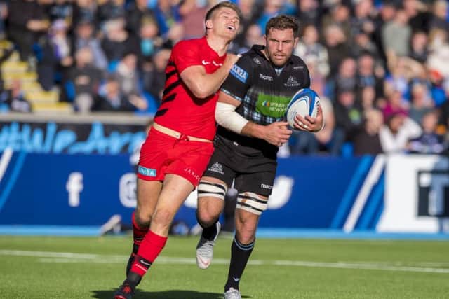 Glasgow Warriors lost three times to Saracens in the Champions Cup last season. Picture: SNS