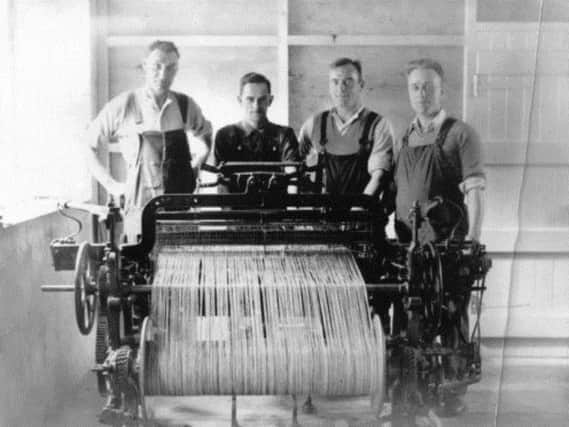 Weavers produce Orkney Tweed which was marketed as a legacy of the islands' rich Viking heritage. PIC: Courtesy of Orkney Library and Archive.