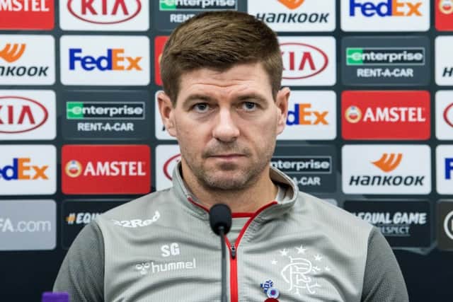 Steven Gerrard believes Rangers' Europa League form has surprised people. Picture: Ross Parker/SNS