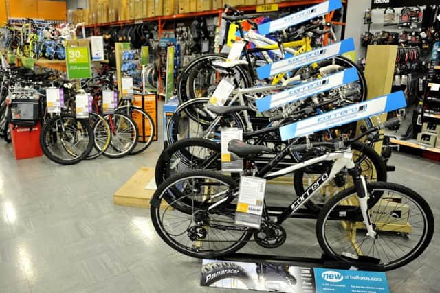 Halfords is also a major retailer of bicycles. Picture: Lindsay Addison