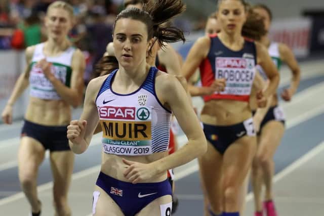 Laura Muir won double European gold at the Emirates. Picture: Getty Images