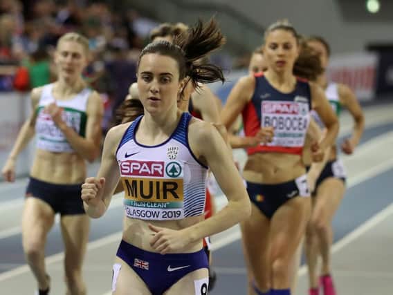 Laura Muir won double European gold at the Emirates. Picture: Getty Images