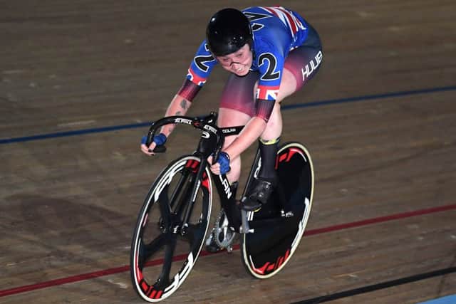 Katie Archibald in action at the recent London Six Day meeting. Picture: Alex Davidson/Getty Images