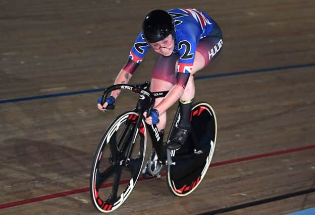 Katie Archibald in action at the recent London Six Day meeting. Picture: Alex Davidson/Getty Images