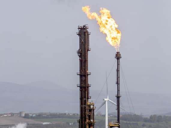 Flaring at gas plant Mossmorran has been found to affect people's health.