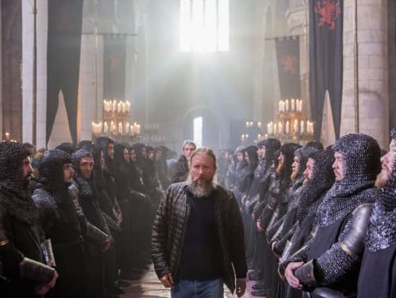 Director David Mackenzie on the set of Outlaw King, which was released a year ago today. PIC: Netflix/David Eustace.