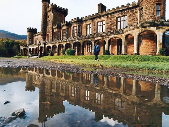 Kinloch Castle on Rum, a Category A listed building, last served as a hostel but after it closed in 2013, the condition of the building has greatly deteriorated. PIC: TSPL.