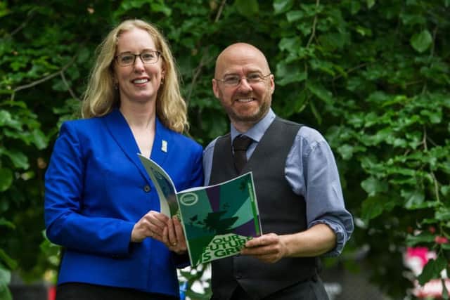 The party's co-leaders, Patrick Harvie and Lorna Slater. Picture: John Devlin