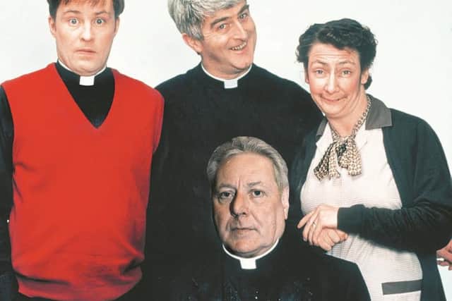 O'Hanlon as Father Dougal in Father Ted