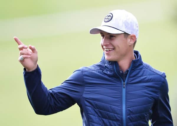 Scotland's Calum Hill reacts to his shot from the second tee during day 2 of the Challenge Tour Grand Final in Mallorca. Picture: Aitor Alcalde/Getty Images