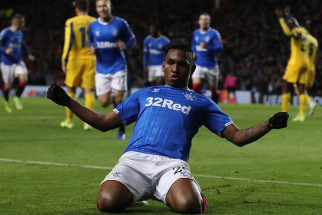 Alfredo Morelos has been in irresistible form for Rangers. Picture: Ian MacNicol/Getty Images