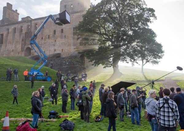 Filming for Outlaw King in summer 2018 at Linlithgow Palace