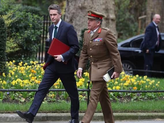 General Sir Nick Carter, Chief of the Defence Staff (right)