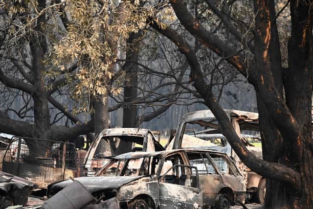 Fires in the state's northeast have claimed three lives, destroyed more than 150 homes and razed more than 970,000 hectares (3,700 square miles) of forest and farmland since Friday.
