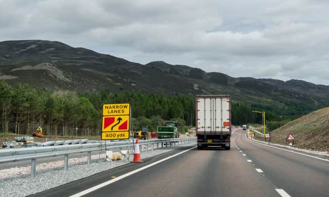 The dualling of the A9 continues apace. Picture: John Devlin