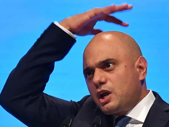 Chancellor Sajid Javid wanted this weekends election attack line to be signed off by civil servants at the Treasury, but he was blocked by producing an official government dossier on the true cost of Labour by the head of the civil service, Sir Mark Sedwill. Picture: AFP