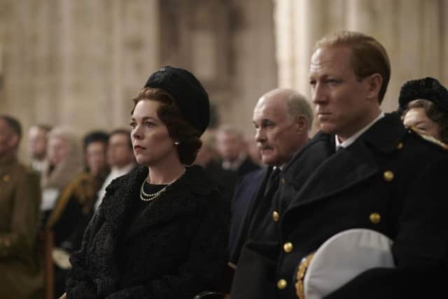 Tobias Menzies stars alongside Olivia Colman in The Crown. Picture: PA