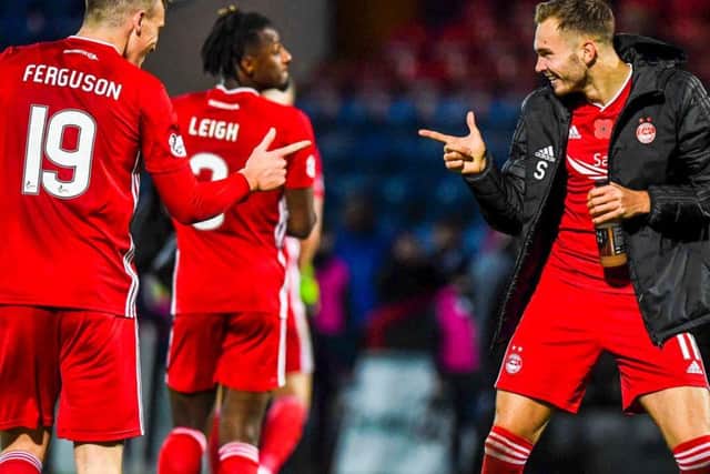 Lewis Ferguson was excellent for Aberdeen in their win over Ross County. Picture: SNS
