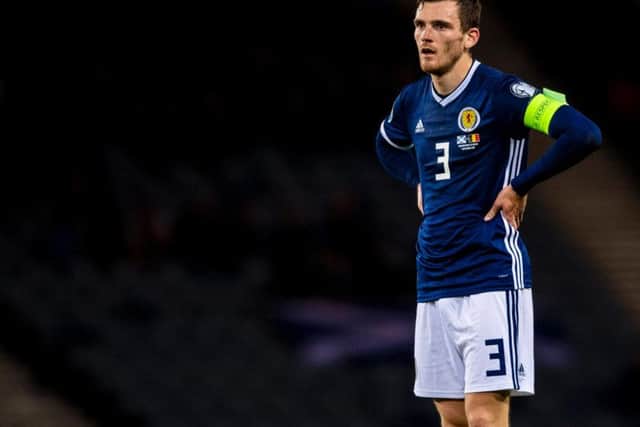 Andy Robertson has pulled out of the Scotland squad. Picture: SNS