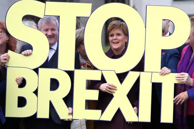This general election, which Scottish voters think is all about Brexit, is actually about one thing for the SNP: independence. Nicola Sturgeons one aim is to drag Scotland out of the UK. Picture:  Andrew Milligan/PA Wire