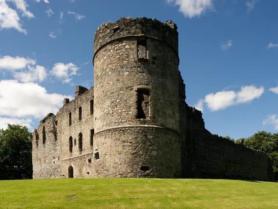 Balvenie Castle in Moray came into the Douglas family through the marriage of Archibald the Grim. It was then given to his brother James the Gross, so-called because he was so overweight. PIC: Historic Environment Scotland.