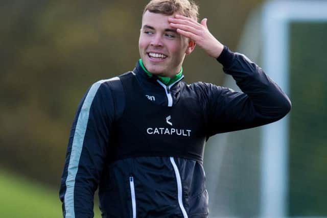 Hibs defender Ryan Porteous has been promoted from the Scotland U21 squad. Picture: SNS