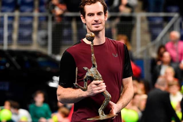 Andy Murray has been unable to train due to an elbow injury. Picture: Getty Images