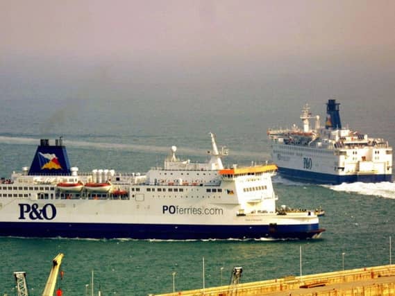 The swimmer was found 11 miles north of Calais. Picture: PA