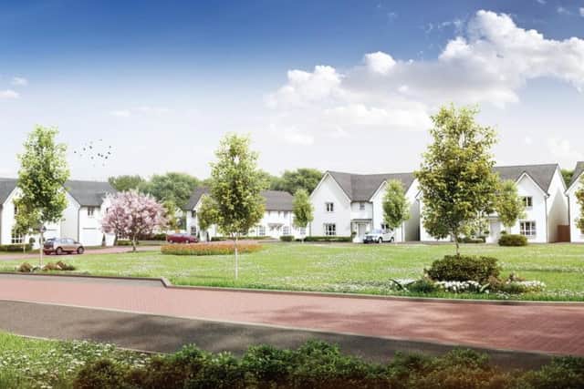 Part of a Barratt development in Scotland. Image: Contributed