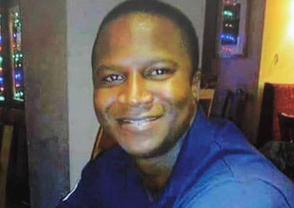 Sheku Bayoh, 31, died in 2015 after being restrained by officers responding to a call in Kirkcaldy (Picture via SWNS)