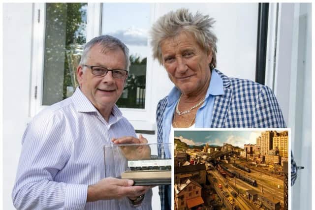 Sir Rod has spent more than 20 years working on the model layout. Picture: PA