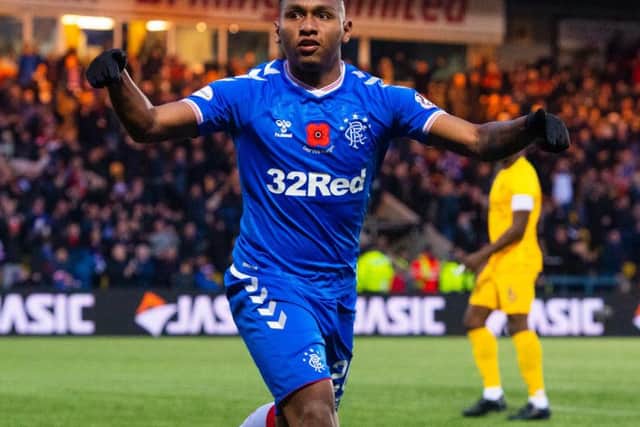 Alfredo Morelos is the top scorer in Scotland this season. Picture: SNS