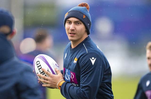Edinburgh flanker Jamie Ritchie during a training session at BT Murrayfield. Picture: Gary Hutchison/SNS Group/SRU