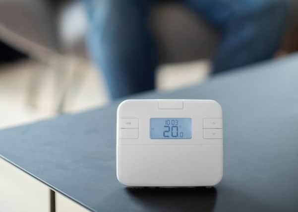 A central heating smart meter