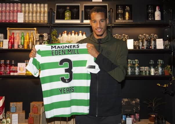 Christopher Jullien launched a partnership between Celtic and Eden Mill at the gin distillers new Blendworks facility in Glasgow. Picture: Alan Harvey/SNS