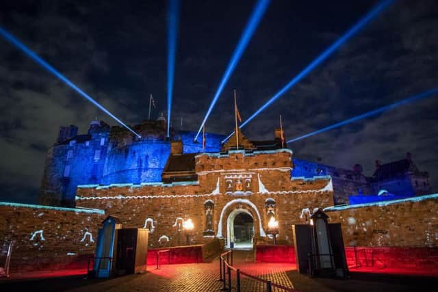 The new Castle of Light event is being staged for six weeks in the run-up to Christmas.