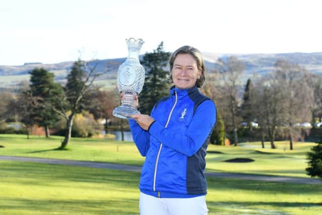 Catriona Matthew, who led the European team to victory in the Solheim Cup in September, has been named as captain once again for the 2021 event. Picture: Getty