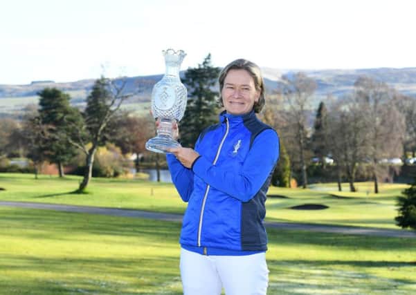 Catriona Matthew, who led the European team to victory in the Solheim Cup in September, has been named as captain once again for the 2021 event. Picture: Getty