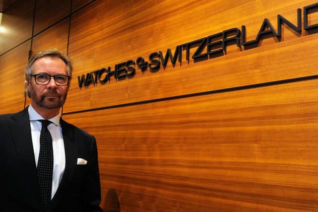 Glasgow-born CEO Brian Duffy says Watches of Switzerland is targeting growth in Scotland. Picture: John Devlin