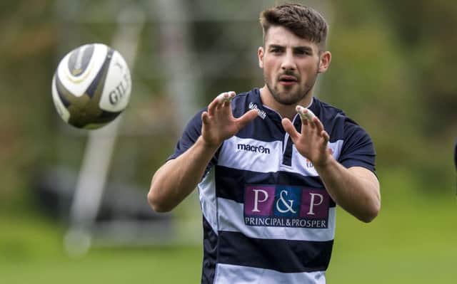 Charlie Shiel will make his first professional start for Edinburgh in the European Challenge Cup tie against Agen. Picture: Alan Harvey/SNS/SRU