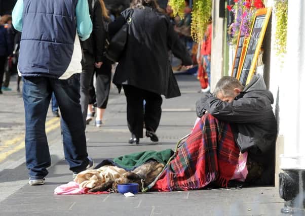 The number of homeless people has been rising for several years (Picture: Lisa Ferguson)