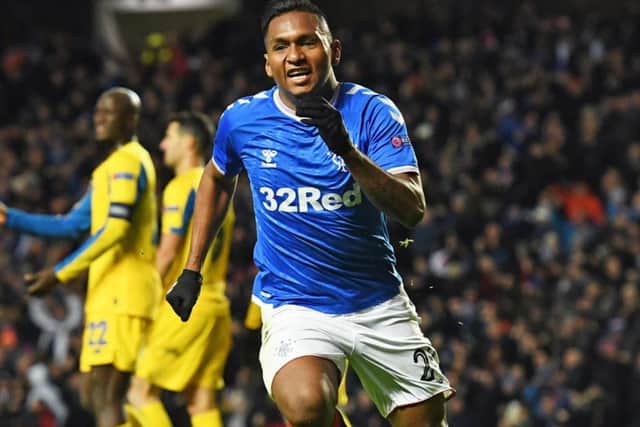 Alfredo Morelos has scored 11 goals in Europe so far this season, just one behind Henrik Larssons 2002-03 tally. Pictuer: Alan Harvey/SNS